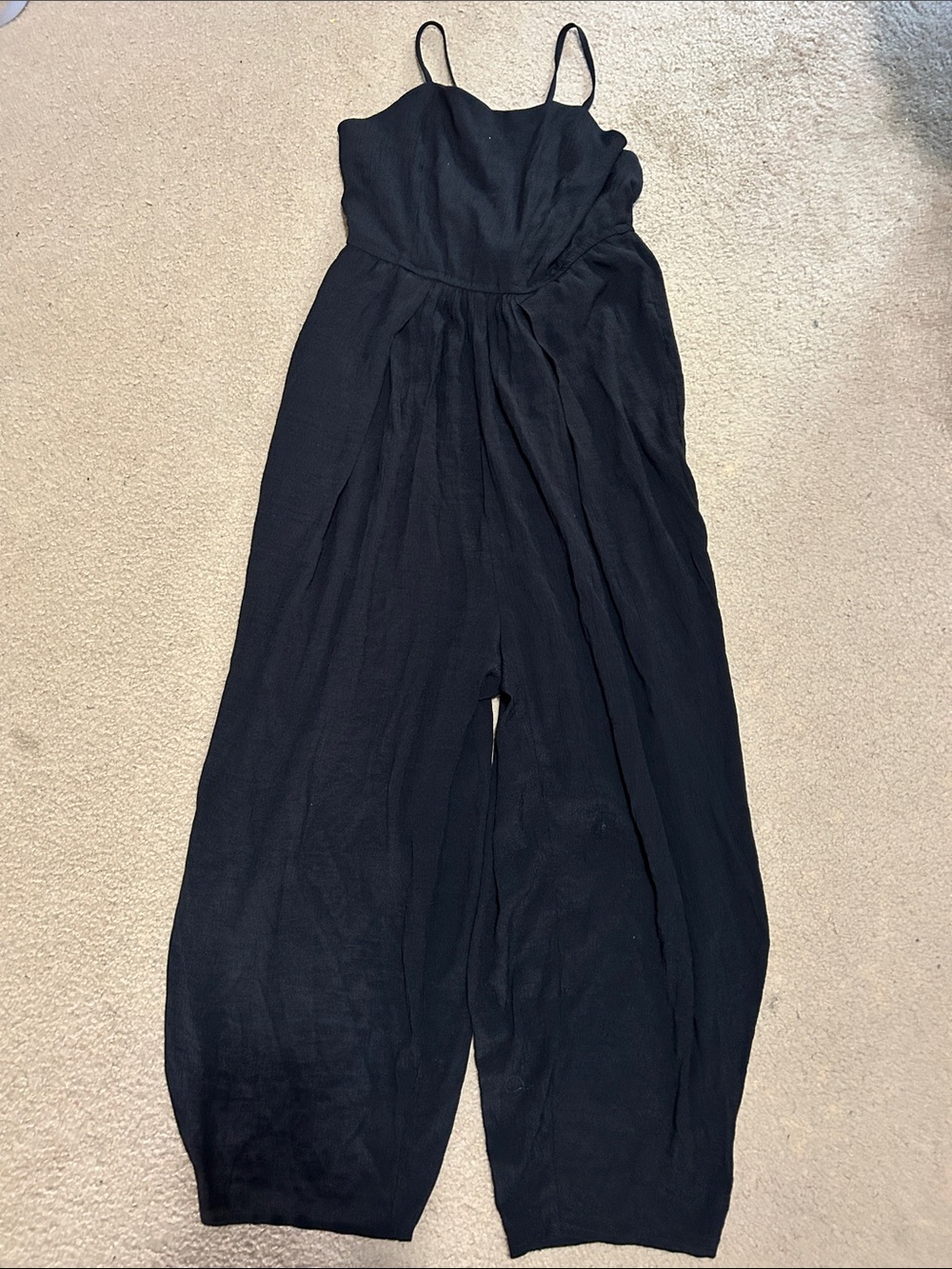 NWT Halara Spaghetti-Strap Wide-Leg Jumpsuit